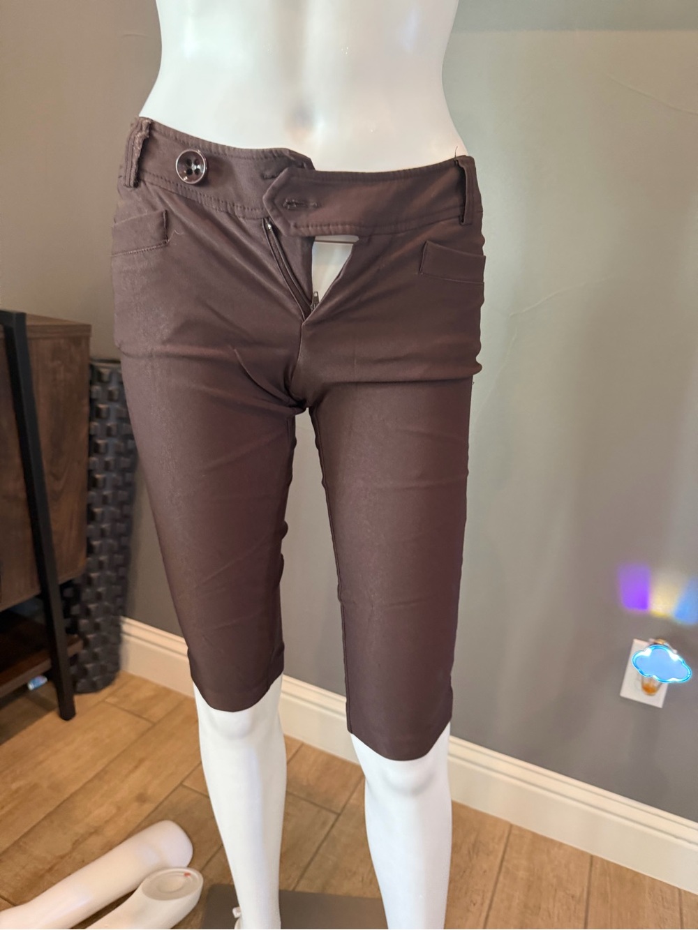 Grass Collection Brown Capri’s - Size 0